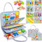 Toddler Montessori Toys for Girls,Sensory Board Educational Activities for Learning Fine Motor Skills,Birthday Gifts for Girls Toddlers,Travel Toys for Airplane Car,Fairy Horse