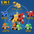 Dinosaur Transforming Toys for 4-6 Years Old Boys,Transform Action Figures Robot Toys for 3 4 5 6 Year Old Boys