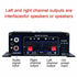 400W Mini HiFi Digital Bluetooth Stereo Audio Amplifier, 20W x 2 RMS, 200W x 2 Max, 2CH
