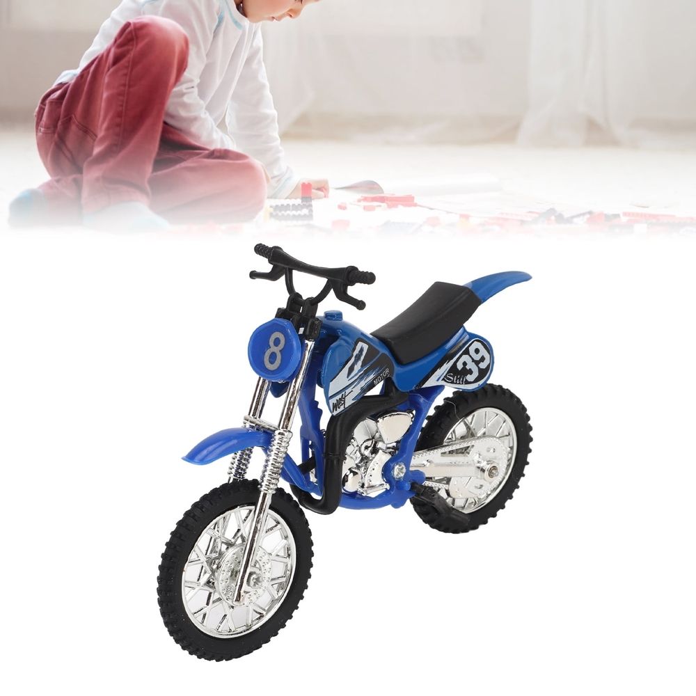 Ruike Motorcycle Model Toy, Motorcycle Toy Decoration Portable Diecast For Travel Red,Green,Blue