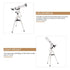 1:12 Scale Miniature Dollhouse Telescope Ornament, Tiny Desktop Decor Accessory, Kids Toy, Home Model Decoration