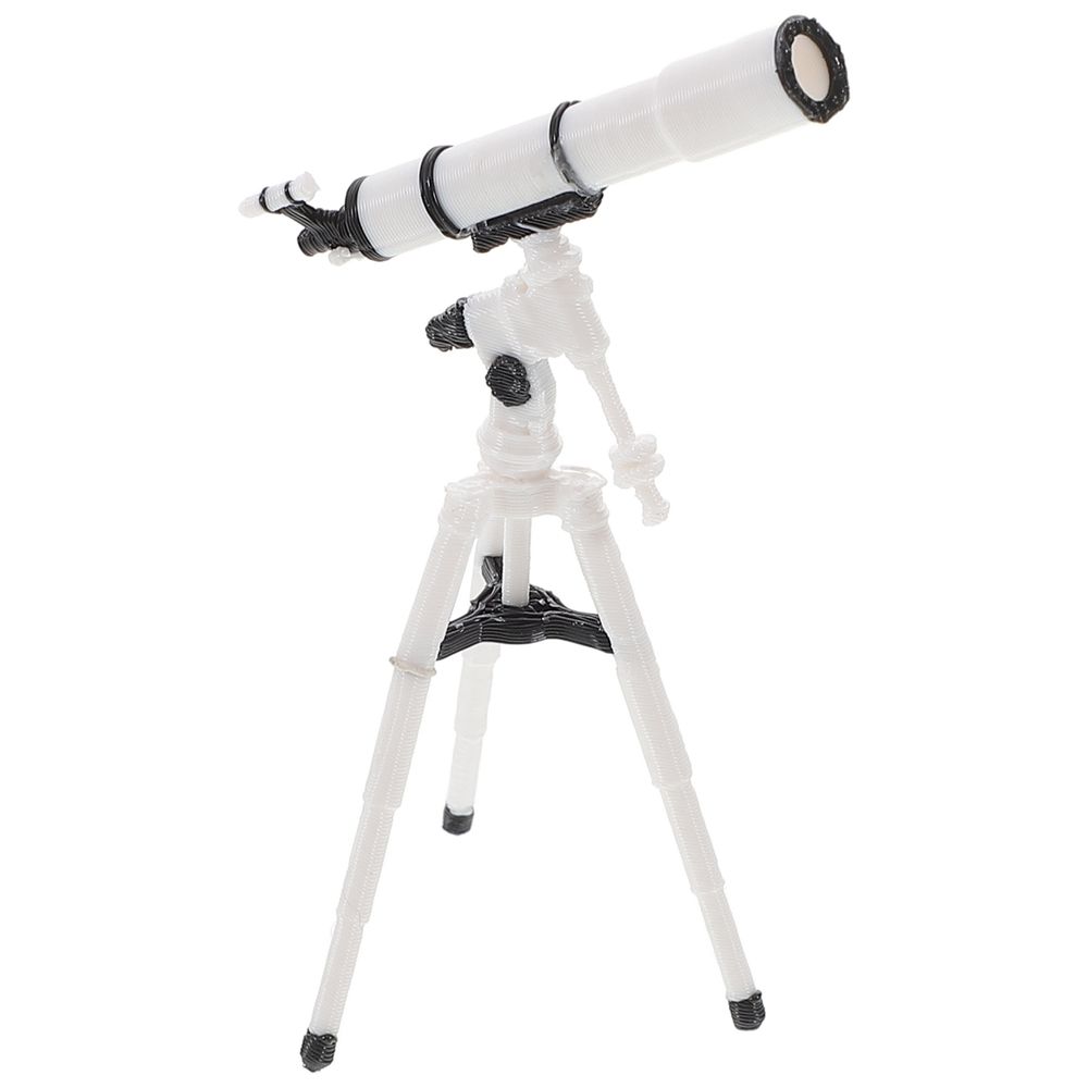 1:12 Scale Miniature Dollhouse Telescope Ornament, Tiny Desktop Decor Accessory, Kids Toy, Home Model Decoration