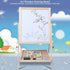 Art Easel for Kids Wooden Toddler Easel Double Sided Standing Chalkboard Dry Erase Board for Kids Toddler Drawing Board with Accessories,Blackboard & Whiteboard for Kids