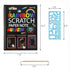 8 Pack Scratch Paper Art Books for Kids,Scratch It Off Paper Bulk Colorful Drawing Painting Art Craft Note Board Sheet for Kids Ages 3-12 Boys Girls Birthday Party Games Gift