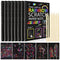 8 Pack Scratch Arts Drawing Notebook Paper for Kids Art Supplies,Large Rainbow Scratch and Sketch Books Set for Kids Party Favors