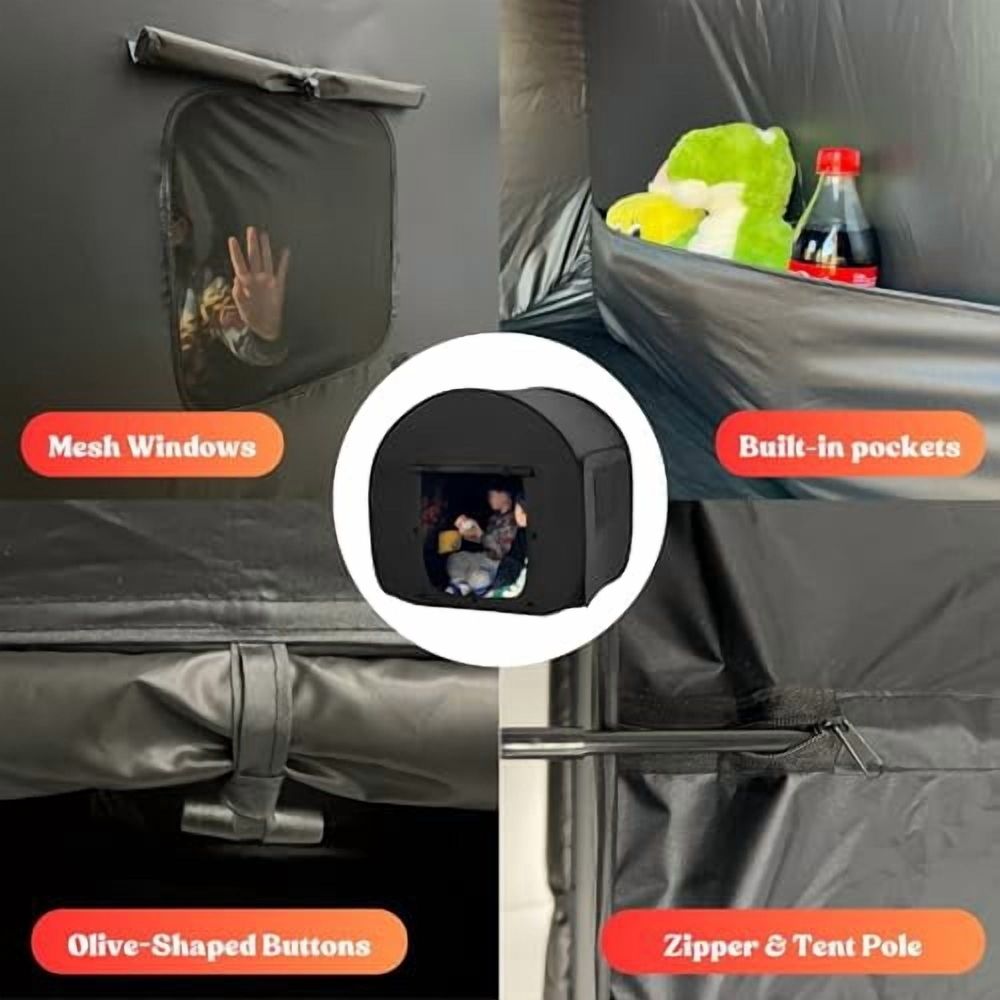 Sensory Tent for Kids & Adults with Autism,ADHD,SPD - CPC Certification Large Size 47x47in Calm Corner Helps Children Relax,Reduce Anxiety & Improve Focus - Pop-up Blackout Play Tent