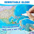 8" Kids Globe,Political Globe with HD Waterproof Surface & Writable & Erasable Globe & Bright Colors to Stimulate Children\'s Interest,Funny Educational Tools & Desk Decoration & Gifts