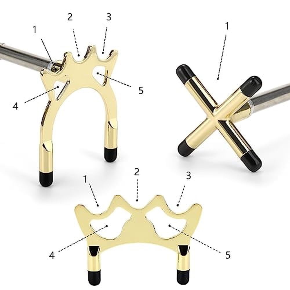 Retractable Billiards Cue Bridge,Snooker Pool Cue Bridge Stick,Billiards Cue Rest with 3 Pieces Removable Brass Bridge Head,Billiards Table Accessories for Pool Table,Game,Competition