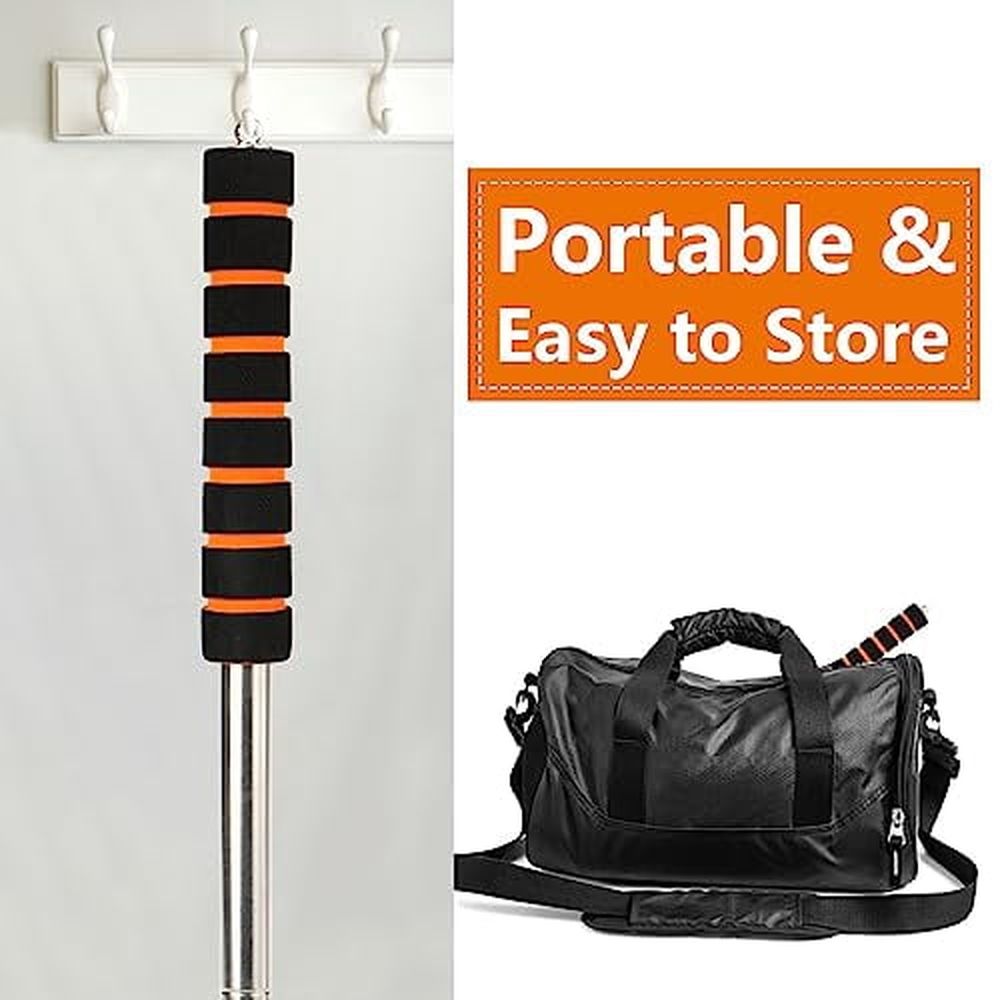Retractable Billiards Cue Bridge,Snooker Pool Cue Bridge Stick,Billiards Cue Rest with 3 Pieces Removable Brass Bridge Head,Billiards Table Accessories for Pool Table,Game,Competition