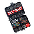 Fishing Tackle Kit,Fishing Tackle Box Kit,263 Fishing Tackle - Portable Tackle Box Kit,Fishing Equipment for Rivers and Lakes Reservoir Pond