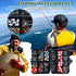 Fishing Tackle Kit,Fishing Tackle Box Kit,263 Fishing Tackle - Portable Tackle Box Kit,Fishing Equipment for Rivers and Lakes Reservoir Pond