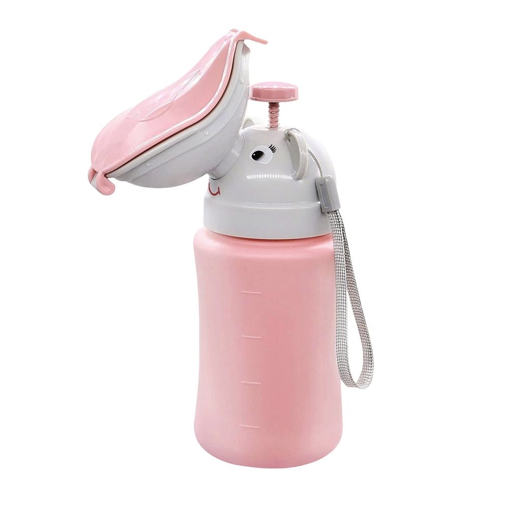Travel Potty Portable Leakproof Baby Child Potty Urinal Reusable Pee Training Cup Lightweight Potty Toilet Emergency Toilet For Camping Car Travel Boys & Girls (for Girl)
