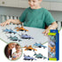 4-Pack Alloy Die-Cast Pull Back Airplane Toy for Kids, Dispenser Prize and Party Favors, Fun Interactive Toys for Boys and Girls