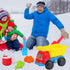 Sand Water Wheel Beach Toy Kids Beach Sandbox Play Set Outdoor Beach Sand Water Sifting Funnel Shovel Tool Kit For Boys Girls Water Stuff for Toddlers Pool Table Float Inflatable Football Party Game