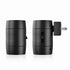 2Pcs LED Night Light Plug in Wall Lamp Sensor Adjustable Brightness Dimmable Night Lights for Hallway Bedroom US Plug,2 * Night Light,Black