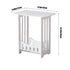 2 Tier End Table, Side Table with Removable Tray, End Table Round Side Table Small Table, for Small Space, Living Room, Bedroom