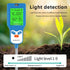 6-in-1 Soil Tester Multi-Function Digital Soil PH Meter Large Screen Digital Display Test Value PH Meter