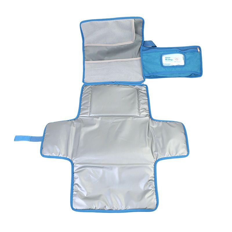 Portable Diaper Changing Pad, Portable Changing pad for Newborn Girl & Boy - Baby Changing Pad with Smart Wipes Pocket