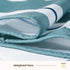 180*180cm Fabric Shower Curtain for Bathroom, Nautical Shower Curtain Coastal Shower Curtain Waterproof with Hooks, Sailboats