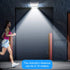 Solar Wall Lamp,Solar Wall Lamp Radar Motion Sensor Lights Outdoor Waterproof Garden Lamp Aluminum Alloy Shell for Doorway