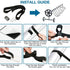 Solar Pool Cover Reel Straps Set - Easy Assembly and Strong Fastening Sunshade fishing line wheel set
