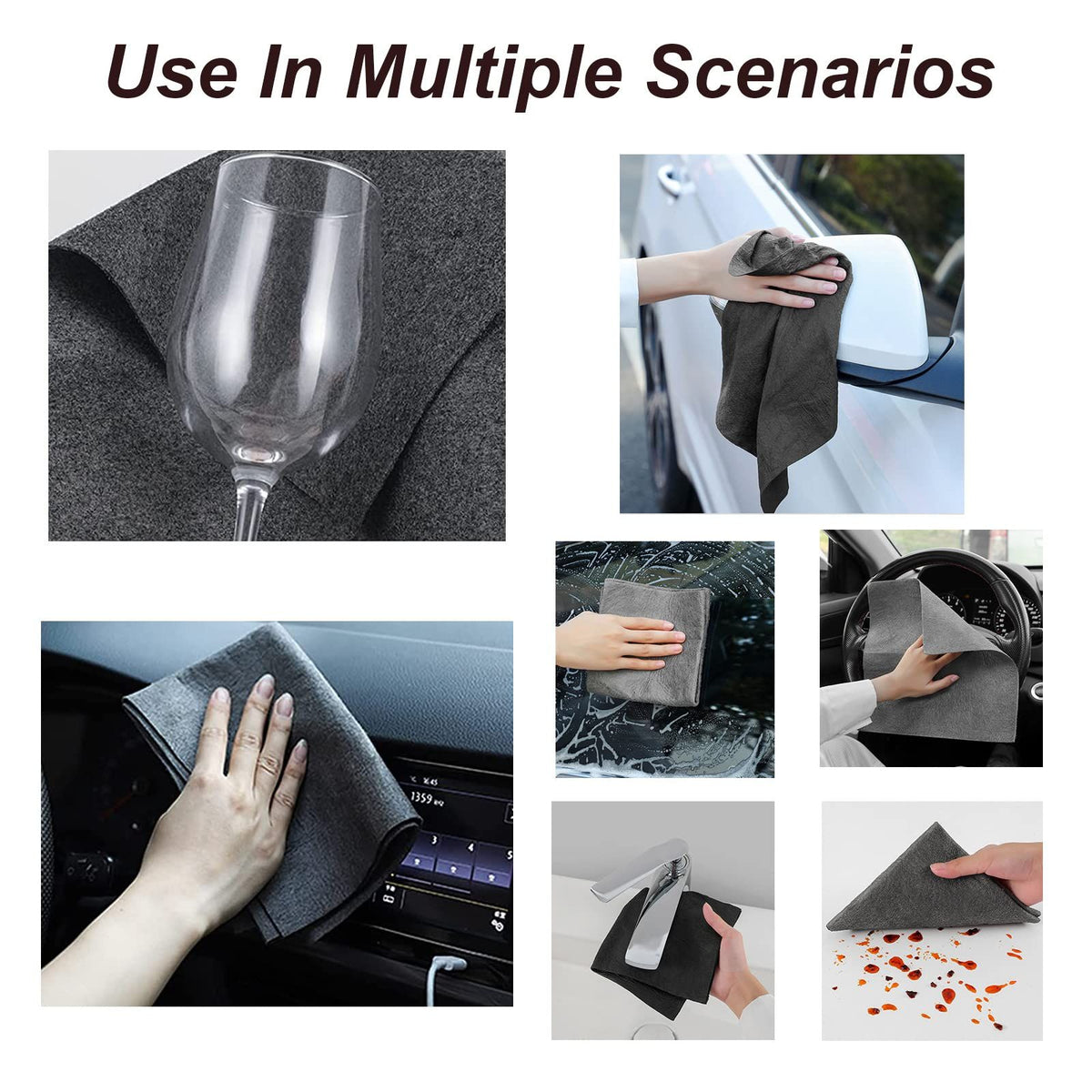 10PCS Thickened Magic Cleaning Cloth, Magic Cleaning Cloth, Magic Cleaning Cloths, Thickened Magic Cleaning Clot