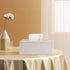 Tissue Box Cover, New Kleenex Box Covers Rectangular Tissue Holder for Home/Office/Car Decoration White