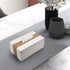 Tissue Box Cover, New Kleenex Box Covers Rectangular Tissue Holder for Home/Office/Car Decoration White