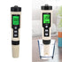 Digital Hydrogen Meter, High Accuracy Pen Type H2 Meter Water Quality Tester with ATC,Temp Tester Meter for Drinking Water