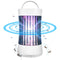 Indoor Outdoor Portable Mosquito Zapper,Electric Bug Killer with USB Mosquito Trap Mosquito Killer for Home Yard Camping(White)