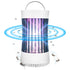 Indoor Outdoor Portable Mosquito Zapper,Electric Bug Killer with USB Mosquito Trap Mosquito Killer for Home Yard Camping(White)