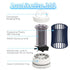 Indoor Outdoor Portable Mosquito Zapper,Electric Bug Killer with USB Mosquito Trap Mosquito Killer for Home Yard Camping(White)