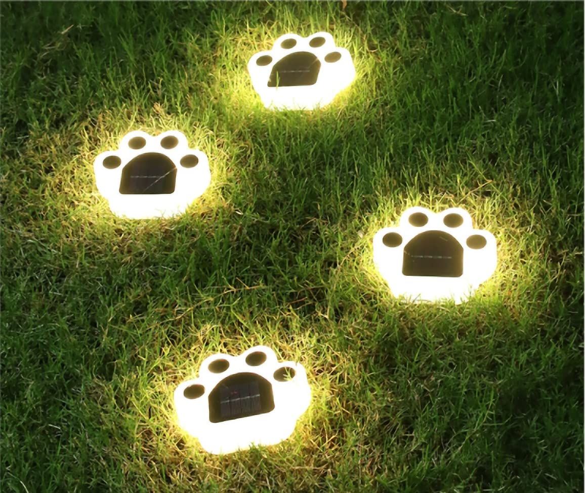 4Pcs Solar Garden Lights Outdoor Color Changing Decorative Ball Solar Lights for Patio/Lawn/Yard/Path/Christmas