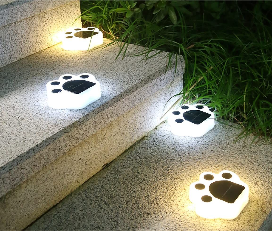 4Pcs Solar Garden Lights Outdoor Color Changing Decorative Ball Solar Lights for Patio/Lawn/Yard/Path/Christmas