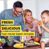 Premium Pineapple Corer and Slicer Tool - Sharp Pineapple Cutter with Serrated Tips - Easy to Use and Clean - Stainless (Yellow)
