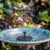 Solar Bird Bath Fountain Pump, Solar Fountain Pump for Bird Bath with 6 Nozzles, 6.5" Solar Powered Water Fountain Pump