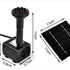 Solar Fountain Pump Kit with Independent Solar Panels, Outdoor Pond, Courtyard Garden, and Fish Tank Small Fountain