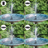 Solar Fountain Pump Kit with Independent Solar Panels, Outdoor Pond, Courtyard Garden, and Fish Tank Small Fountain
