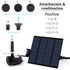 Solar Fountain Pump Kit with Independent Solar Panels, Outdoor Pond, Courtyard Garden, and Fish Tank Small Fountain