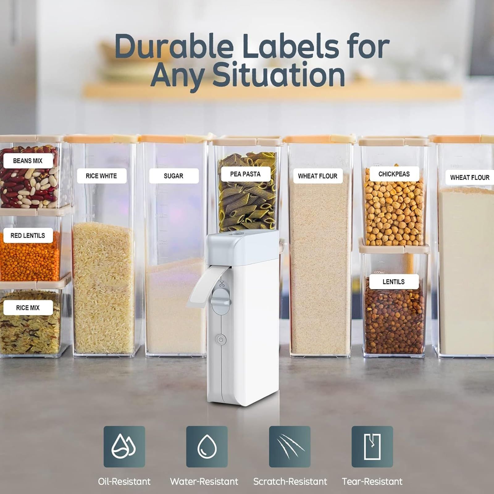 Label making machine with magnetic tape, portable wireless connection, multiple templates for mobile phones, easy to use