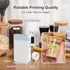 Label making machine with magnetic tape, portable wireless connection, multiple templates for mobile phones, easy to use