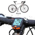 Bicycle Speedometer Cycling Odometer Speeding Alert Stopwatch Multi Function Waterproof 4 Line Display with Backlight
