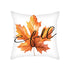 Fall Pillow Covers 4 Pack, 18x18 Autumn Maple Leaves Pillow Cases Fall Decorations Couch Pillow Cases, Linen Fall Decor