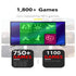 New Plus 4K Video Game Consoles Built-in 1800 Classic Retro Game Wireless Controller TV Output Kids Gifts