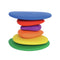 Set of 38 Sorting and Stacking Stones with 20 Activity Cards - In Home Learning Toy for Early Math Rainbow Pebbles