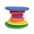 Set of 38 Sorting and Stacking Stones with 20 Activity Cards - In Home Learning Toy for Early Math Rainbow Pebbles