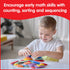 Set of 38 Sorting and Stacking Stones with 20 Activity Cards - In Home Learning Toy for Early Math Rainbow Pebbles