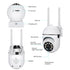 1080P Cameras Wireless, Pan-Tilt 360° View 2-Way Talk Outdoor Camera Wireless, 2.4GHz WiFi Cameras For Home Security