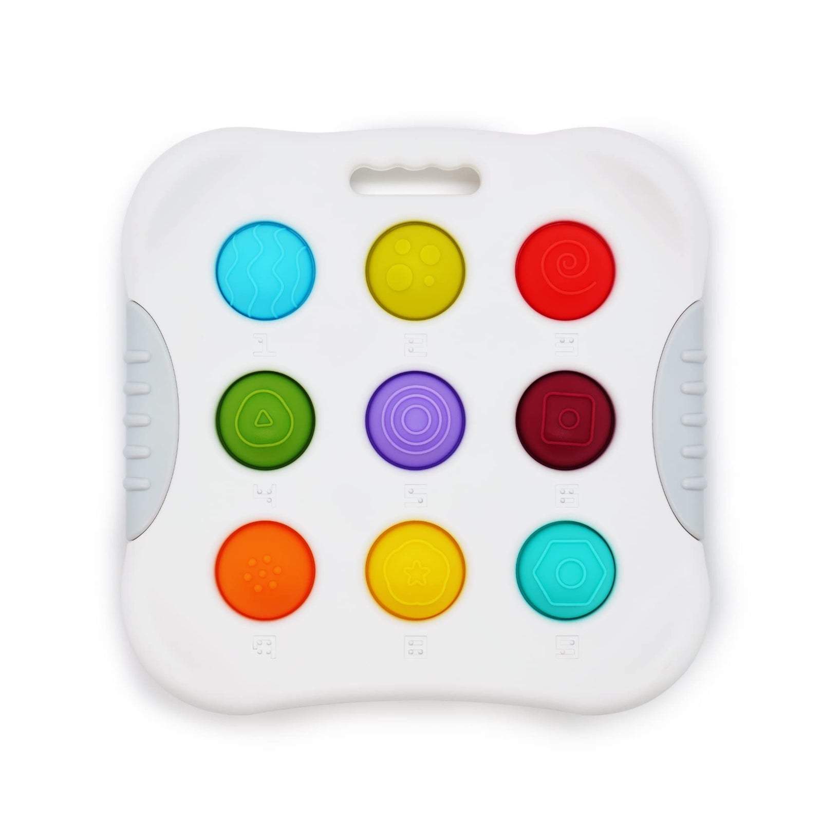 Sensory Baby Toys for 10+ Months, Montessori Busy Toy for 1 2 3 Year Old Toddlers Push and Popping Bubbles Fine Motor Skill