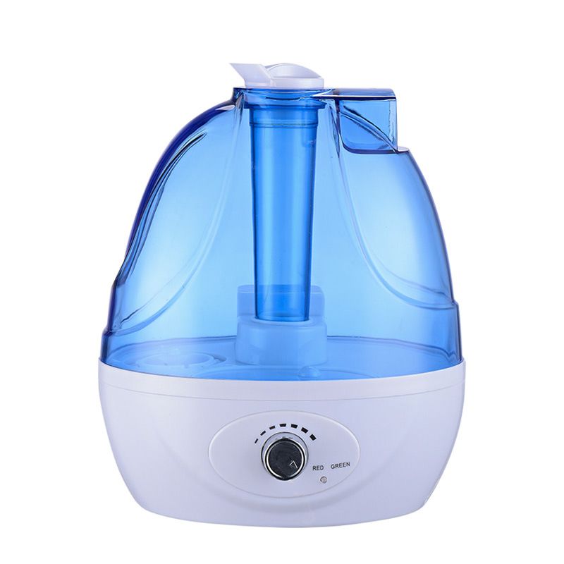 Cool Mist Humidifier 2.5L Water Tank Quiet Ultrasonic Humidifiers for Bedroom 360° Rotation Nozzle Adjustable Mist Level